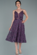 Платье Миди Для Выпускного Вечера Пурпурный ABK1406