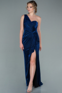 Длинное Вечернее Платье Ярко-синий ABU2406