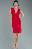 Короткое Платье На Приглашение красный ABK1425