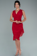 Миди Пригласительное Платье красный ABK1442