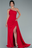 Длинное Выпускное Платье красный ABU2461
