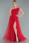 Длинное Вечернее Платье красный ABU2232