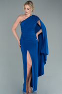Длинное Вечернее Платье Ярко-синий ABU2117
