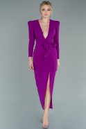 Миди Ночное Платье Фиолетовый ABK1438
