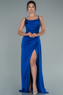 Длинное Выпускное Платье Ярко-синий ABU2510