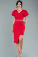Короткое Платье На Приглашение красный ABK1488