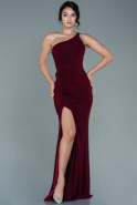 Длинное Вечернее Платье Бордовый ABU2616