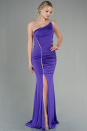 Длинное Вечернее Платье Русалка Пурпурный ABU2815