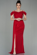 Длинное Вечернее Платье красный ABU2835