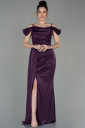 Длинное Вечернее Платье Пурпурный ABU2835