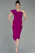 Миди Пригласительное Платье Фиолетовый ABK1345