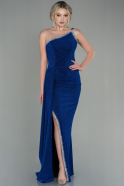 Длинное Вечернее Платье Ярко-синий ABU2860