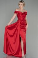 Длинное Вечернее Платье красный ABU2841