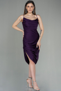 Миди Ночное Платье Тёмно-пурпурный ABK1933
