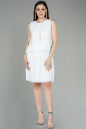 Короткое Платье На Приглашение Белый ABK782