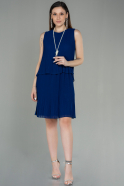 Короткое Платье На Приглашение Ярко-синий ABK782