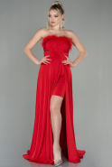 Длинное Вечернее Платье красный ABU2920