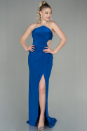 Длинное Вечернее Платье Ярко-синий ABU2889