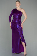 Длинное Вечернее Платье Пурпурный ABU2944