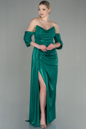 Длинное Вечернее Платье зелёный ABU2956