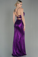 Длинное Вечернее Платье Пурпурный ABU2968