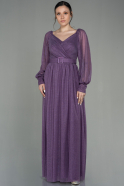 Длинное Вечернее Платье Лавандовый ABU2981
