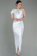Длинное Вечернее Платье Белый ABU2982