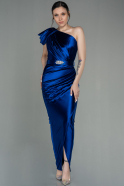 Длинное Вечернее Платье Ярко-синий ABU2982