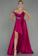 Длинное Вечернее Платье Светлая Фуксия ABU2991