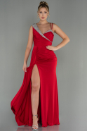 Длинное Вечернее Платье красный ABU3000