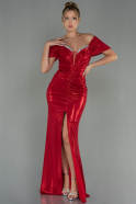 Длинное Вечернее Платье красный ABU3002