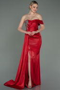 Длинное Вечернее Платье красный ABU2958