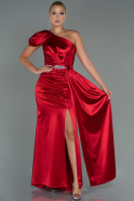 Длинное Выпускное Платье красный ABU3099