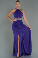 Длинное Выпускное Платье Пурпурный ABU3106