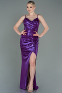 Длинное Выпускное Платье Пурпурный ABU3057