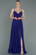 Длинное Выпускное Платье Пурпурный ABU1305