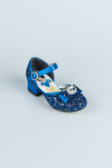 Детская Обувь Со Чешуей Ярко-синий HR002
