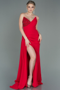 Длинное Вечернее Платье красный ABU3069