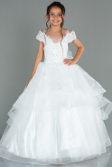 Детские Свадебные Платья Белый AN30009