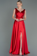 Длинное Помолвочное Платье красный ABU3199