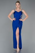 Длинное Вечернее Платье Ярко-синий ABU3270