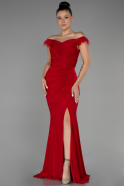 Длинное Вечернее Платье красный ABU3308