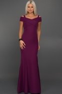 Длинное Вечернее Платье Фиолетовый ABU076
