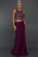 Длинное Вечернее Платье Фиолетовый ABU213