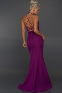 Длинное Вечернее Платье Пурпурный ABU043