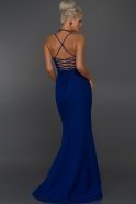 Длинное Вечернее Платье Ярко-синий ABU043
