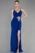 Длинное Вечернее Платье Ярко-синий ABU3363
