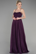 Платья на Выпускной Длинный Пурпурный ABU3641