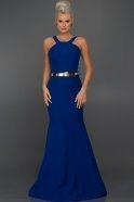 Длинное Вечернее Платье Ярко-синий C7274