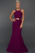 Длинное Вечернее Платье Фиолетовый C7274